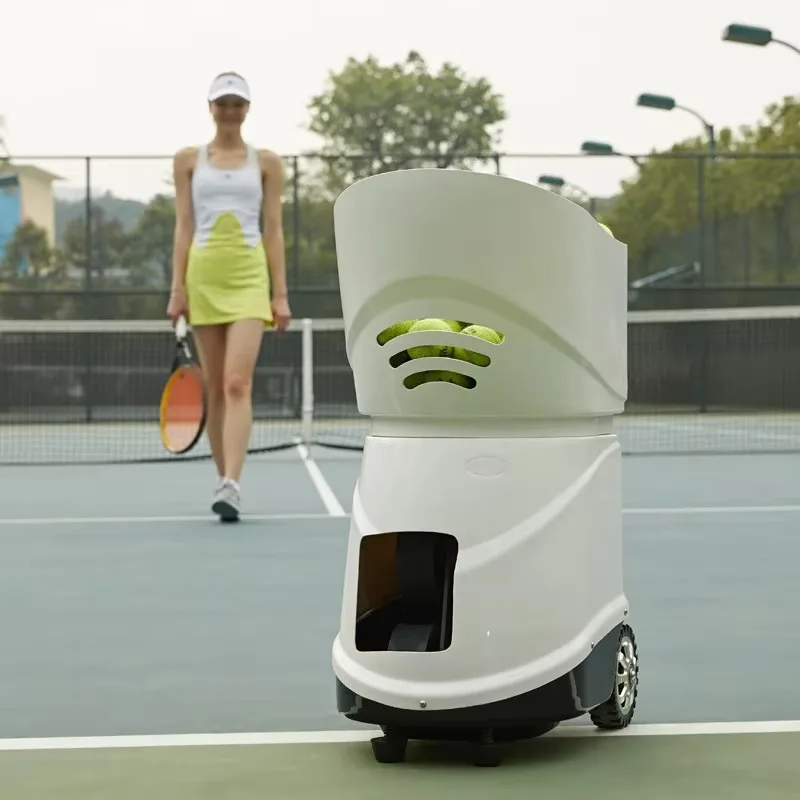 Smart Electronic Tennis Ball Machine Automatic Ball Thrower Shooter With Remote Control