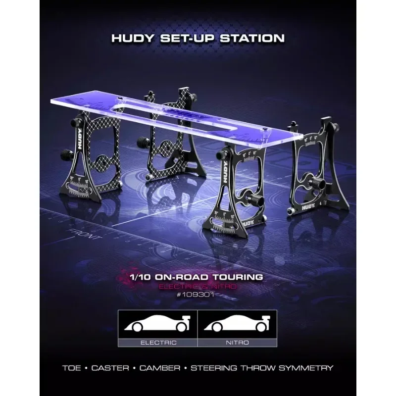 

HUDY UNIVERSAL EXCLUSIVE SET-UP STATION FOR 1/10 OFFROAD RC CARS#HSP-108901