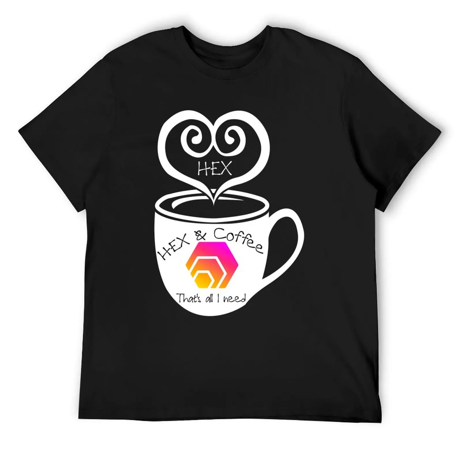

HEX and Coffee That_s All I Need T-Shirt graphic shirts anime t shirts Luxury man mens t shirts casual stylish