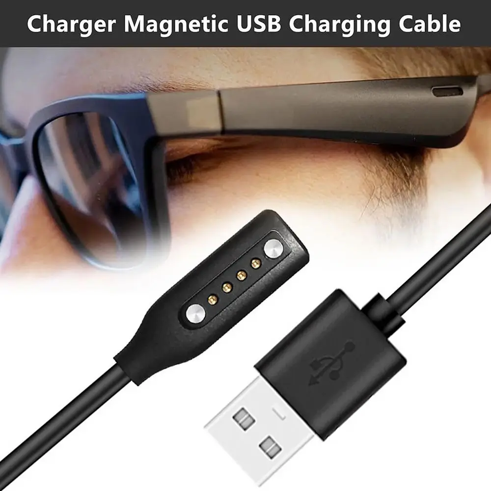 Magnetic Charging Dock For BOSE Frames Power Cable Smart Glasses Charger Power Adapter Wireless Charging For BOSE Frames