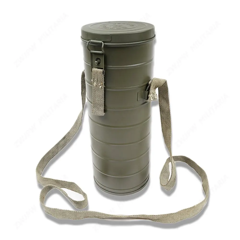 WWII WW2 KMT MILITARY ARMY GAS MASK CANS BOX CANISTER CONTAINER REPLICA