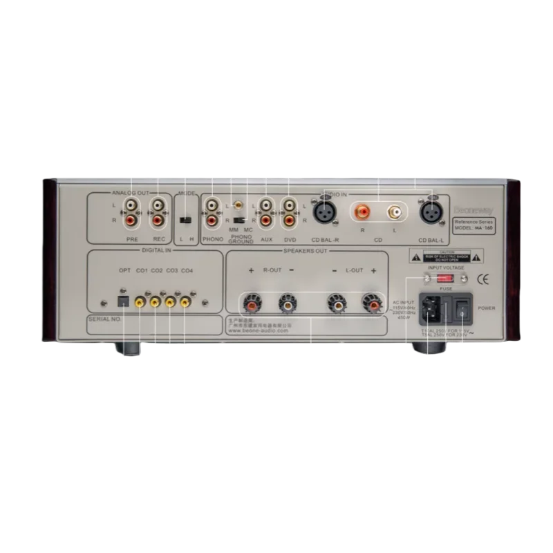 Beoneway MA-160 Fever HIFI High Power Class A DAC Decoding Home Professional Merge Amplifier Amplifier