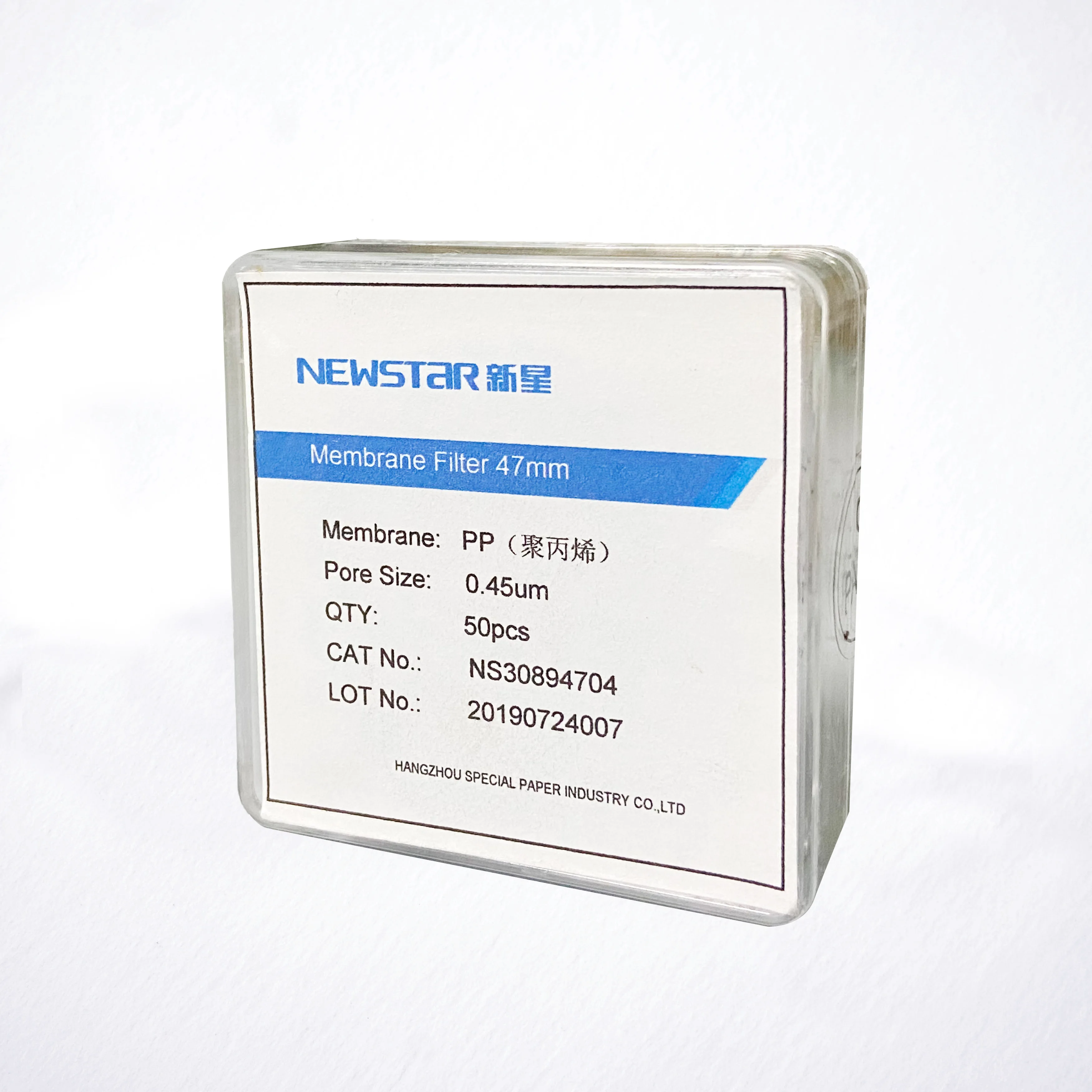 PP(polypropylene) Membrane Filter 0.22um 0.45um 25mm 47mm 90mm Aqueous and Organic Solvent Laboratory Filtration Gas Filtration