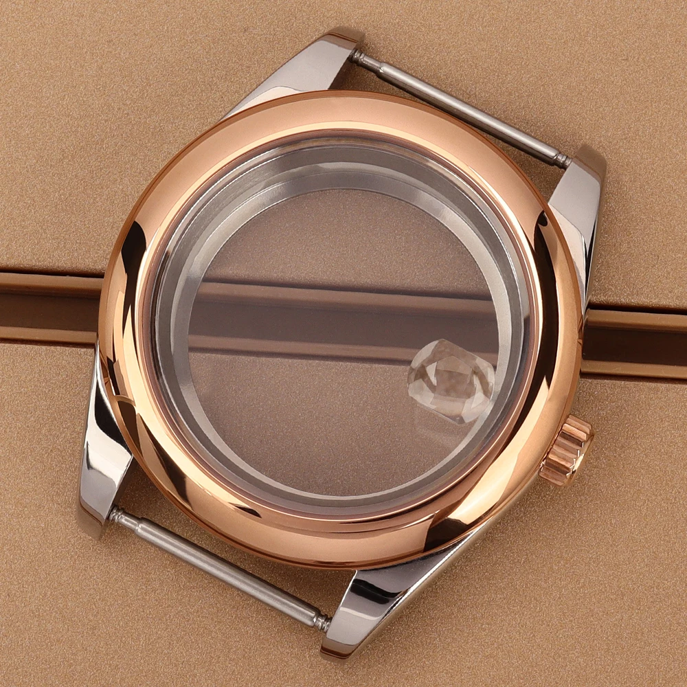 36 مللي متر/39 مللي متر حافظة فاخرة الياقوت الزجاج مقاوم للماء ل NH35 NH36 NH38 4R36 ميوتا 8215 حركة 28.5 مللي متر الهاتفي المحار نمط ساعة #2