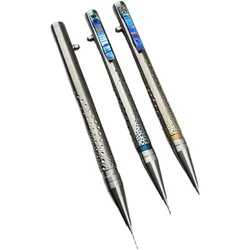 1 Piece Titanium Alloy TC4 Mechanical Bolt Action Pencil with Ti Damascus Clip Automatic Pencil Lead 0.7mm