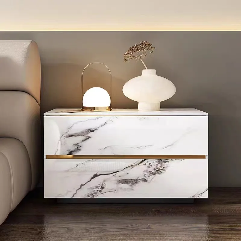 

European Unique Nightstands White Indoor Office Display Sideboard Small Vanity Bedside Table Display Comodino Furniture Japanese