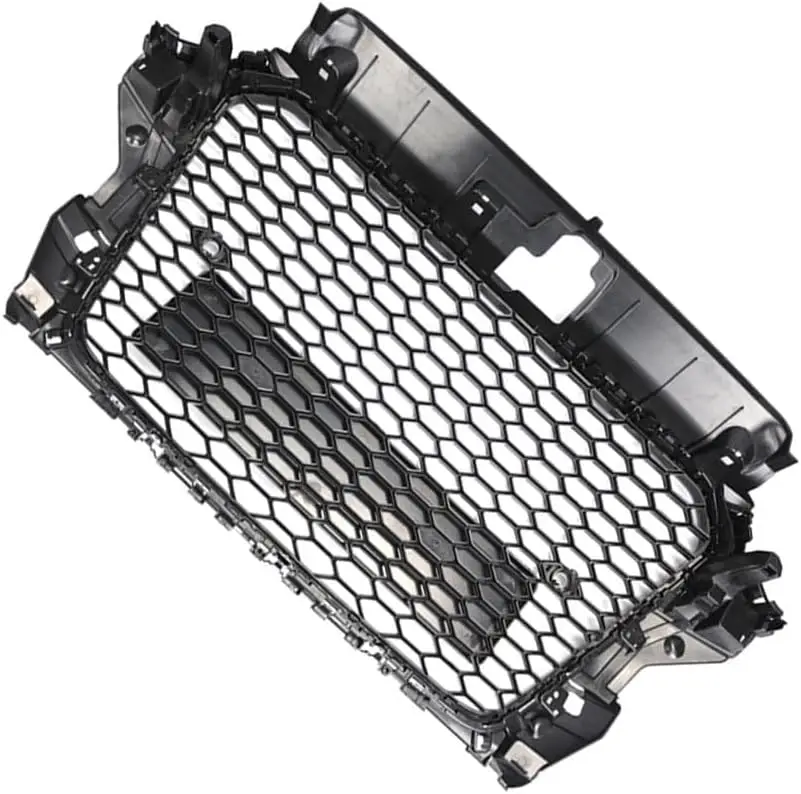 RS3 Style Grille Car Front Bumper Grill Center Grillefor 2013-15 Audi A3 S3 Honeycomb Mesh UV & Impact Resistant fit No Drilling 13-15 A3 S3 8V Pre-Facelift