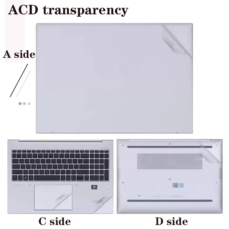 For HP OmniBook 5 16-af1037nr 16z-ag Laptop body skin sticker easy-to-cut scratch-proof shell protective film