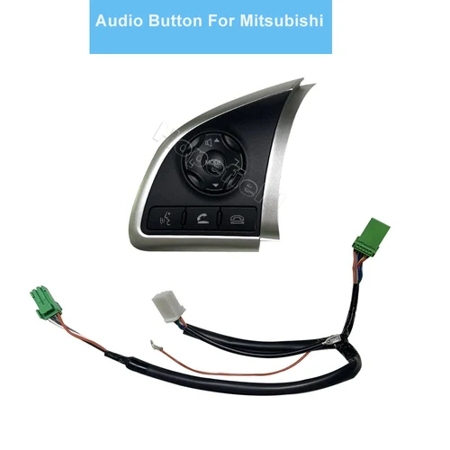Imagen 1 del producto Botón de volante con interruptor de volumen de Audio, Cable de Control de música para Mitsubishi Outlander 3, 2013-2020, ASX Mirage L200, accesorios