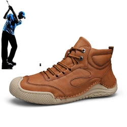 2024 New Dingless Comfortable Golf Leisure Walking Shoes Men's Running Shoes Outdoor Fashion Fitness Shoes Size 38-47