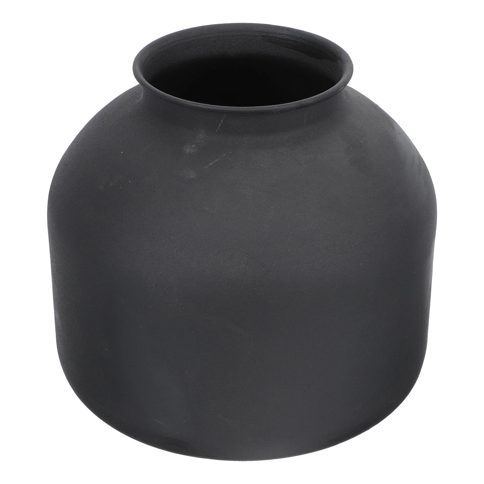 

Iron Flower Pot Desktop Ornament Frosted Arrangement Container Home Vase Decoration Dried Creative Office Vases