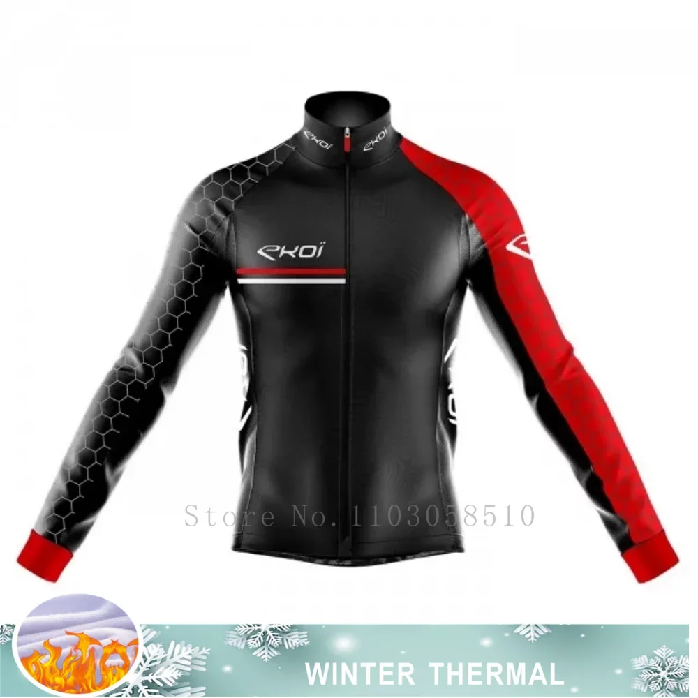 MEN Cycling Jackets Men's Coats Winter Thermal Fleece Windbreaker 0-15°MTB Bicycle Clothing Bike Jacket Motorcycle Riding
