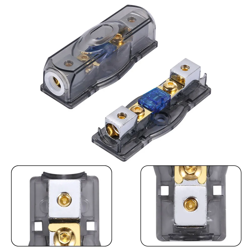 30-200A سيارة فيوز حامل 100A 150A 30A 60A AGU الصوت حامل السيارات موتور المنزل غطاء بلاستيكي إمدادات الطاقة Duable
