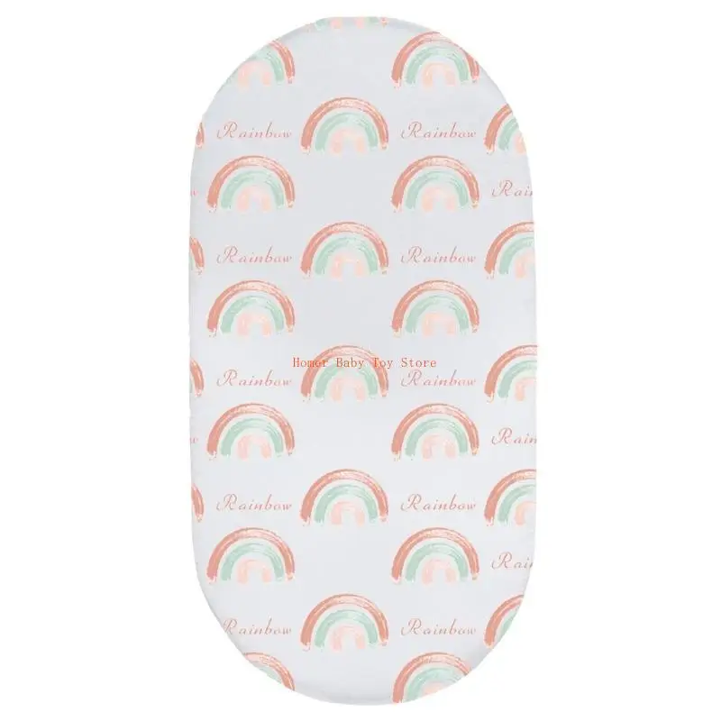 

J0PF Fitted Cradle Sheet Crib Protective Cover Changing Pad Cover Newborn Shower Gift