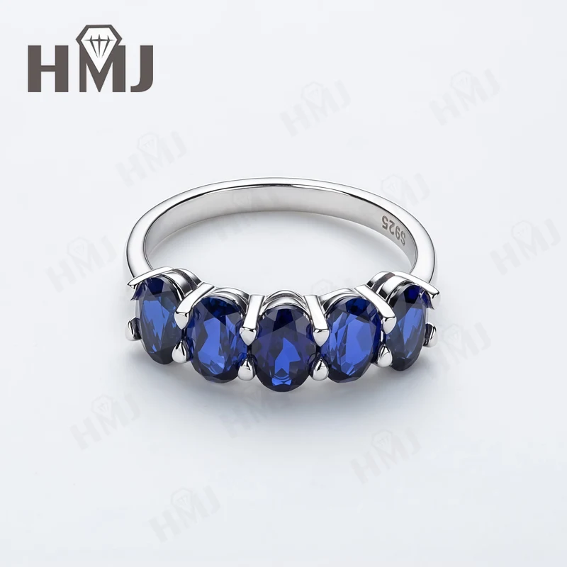 Vintage-Ringe mit Weißem Moissanit, Rubin, Saphir, Kolumbianischer Ovalschliff, 925 Sterling Silber Ehering, Schmuck für Damen, Anhänger, Nicht Verblassend – Detail 4