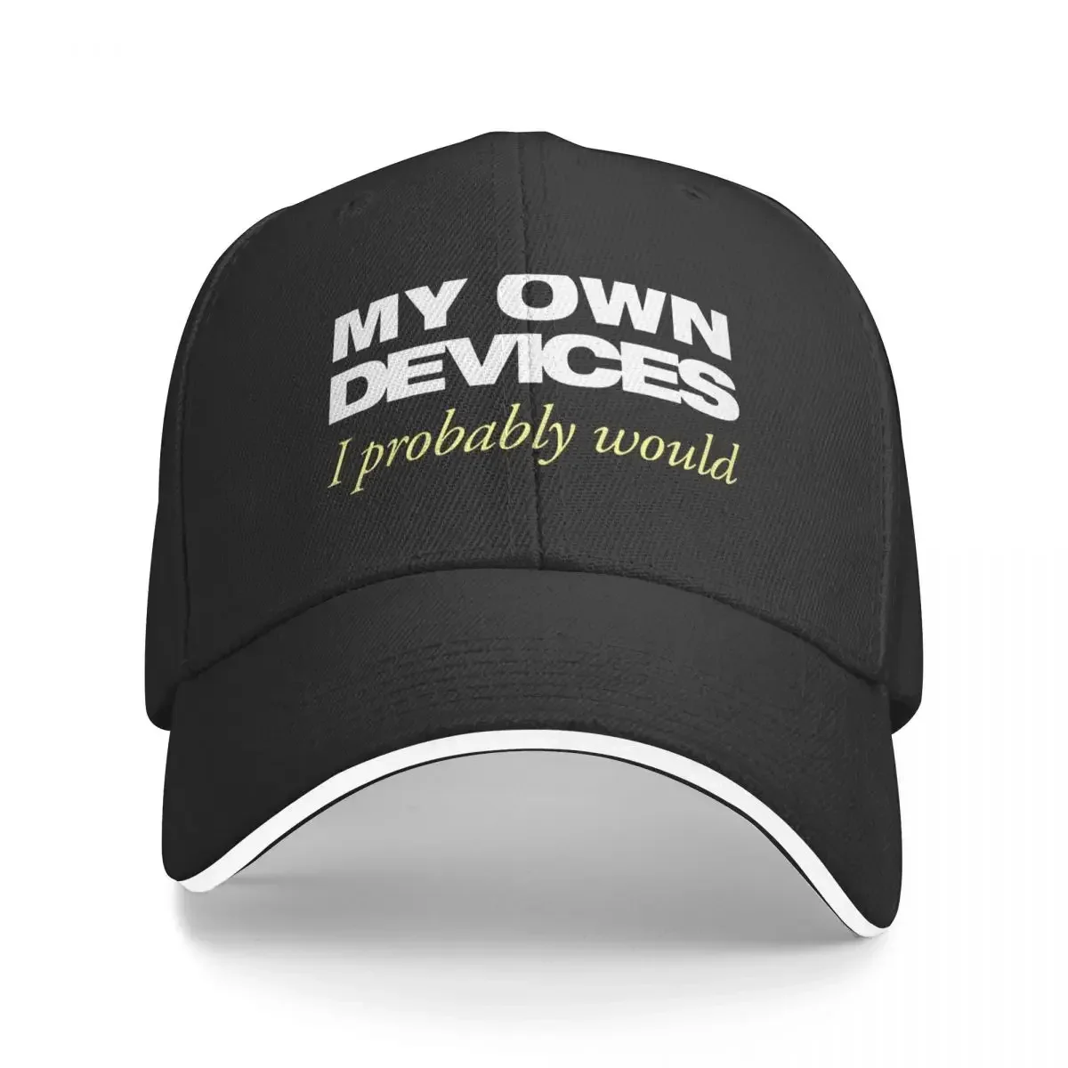 Left to my own devices Baseball Cap Cosplay fashionable Sports Cap Designer Man Women's