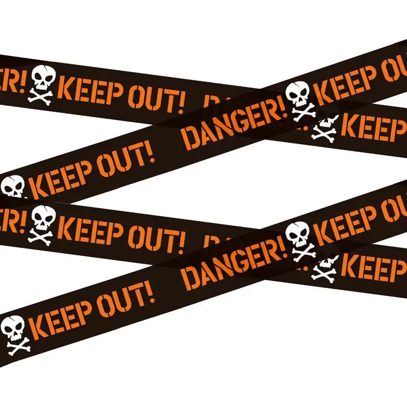 Halloween Caution Tape Safety Signs Caution Fright Tape Halloween Danger Tape Crime Scene Tape Warning Tape Halloween