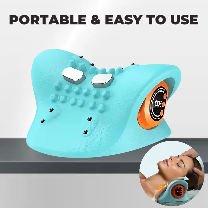 Shoulder and Neck Massager, Electric Massage Function Neck and Shoulder Massager, Wireless Portable USB Charging. The Ideal Gift