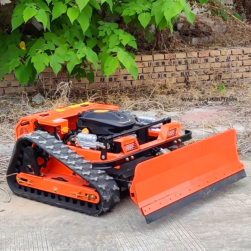 

Push Shovel High Quality Remote Control Lawn Mower Self-propelled Lawn Mower Robot 4-stroke 225CC Can Shovel Snow