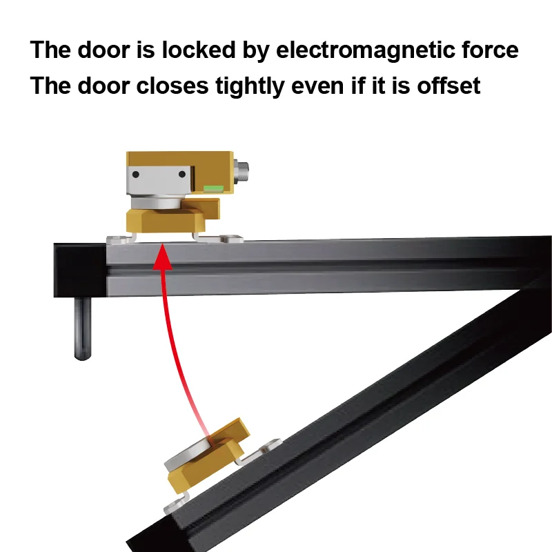Senpum Safety Guard Switch Key GS-ML51 Substitute Dust Proof Safety Interlock Switch for Industrial Doors CNC Machines