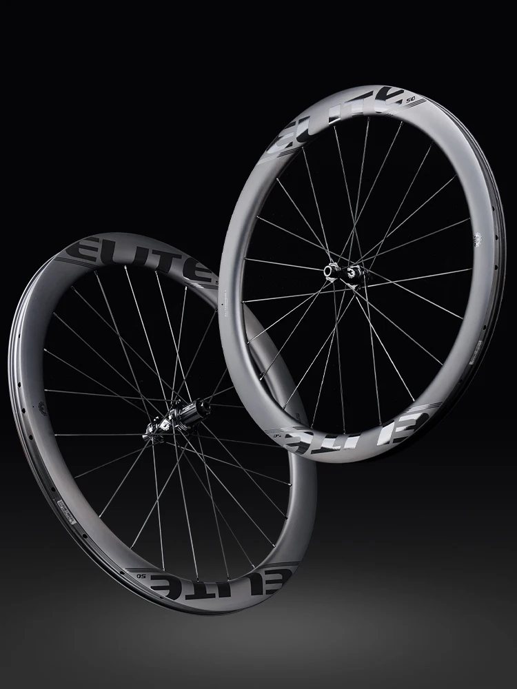 AliExpress ELITEWHEELS ENT 3.0 Disc Carbon Wheelset 700c Tubeless Ready S&S Steel / Ceramic Bearing Pillar 1423 UD Matte Raw Carbon