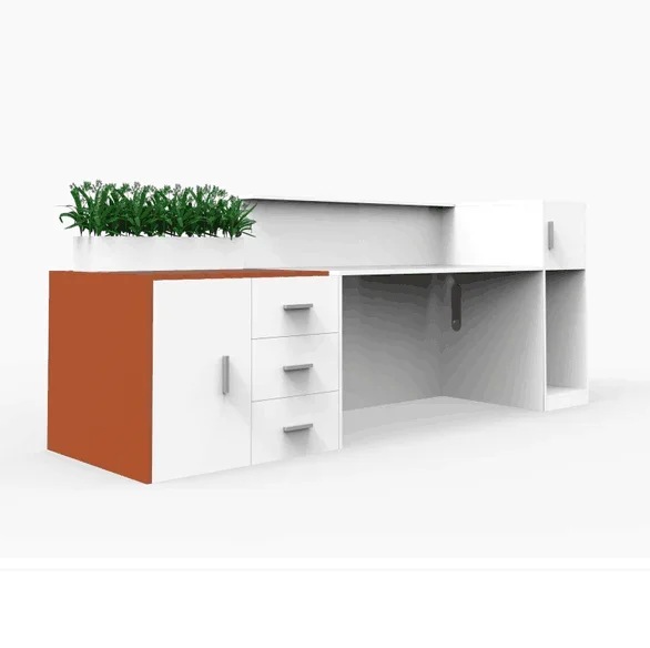 Office Furniture Front Hotel Counter Design Hospital Reception Table High Quality Small Reception Desk