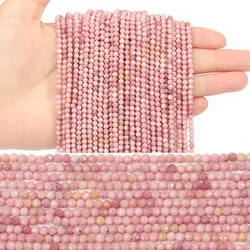 Natural Rhodochrosite Beads Round Loose Stone Beads For Jewelry Making 15