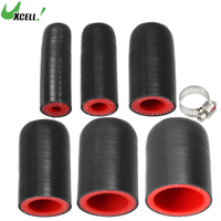 UXCELL Silicone Coolant Cap Intake Vacuum Hose End Plug Car Coolant Heater Bypass Vacuum Water Port 6mm ID to 40mm ID Black