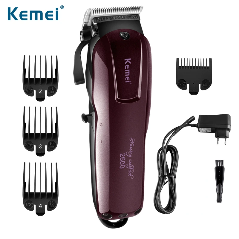 

Kemei KM-2600 Seller Professional Electric Hair Clipper Trimmer Professional Cordless Trimmer Hair Clipper Kit trimmer for men