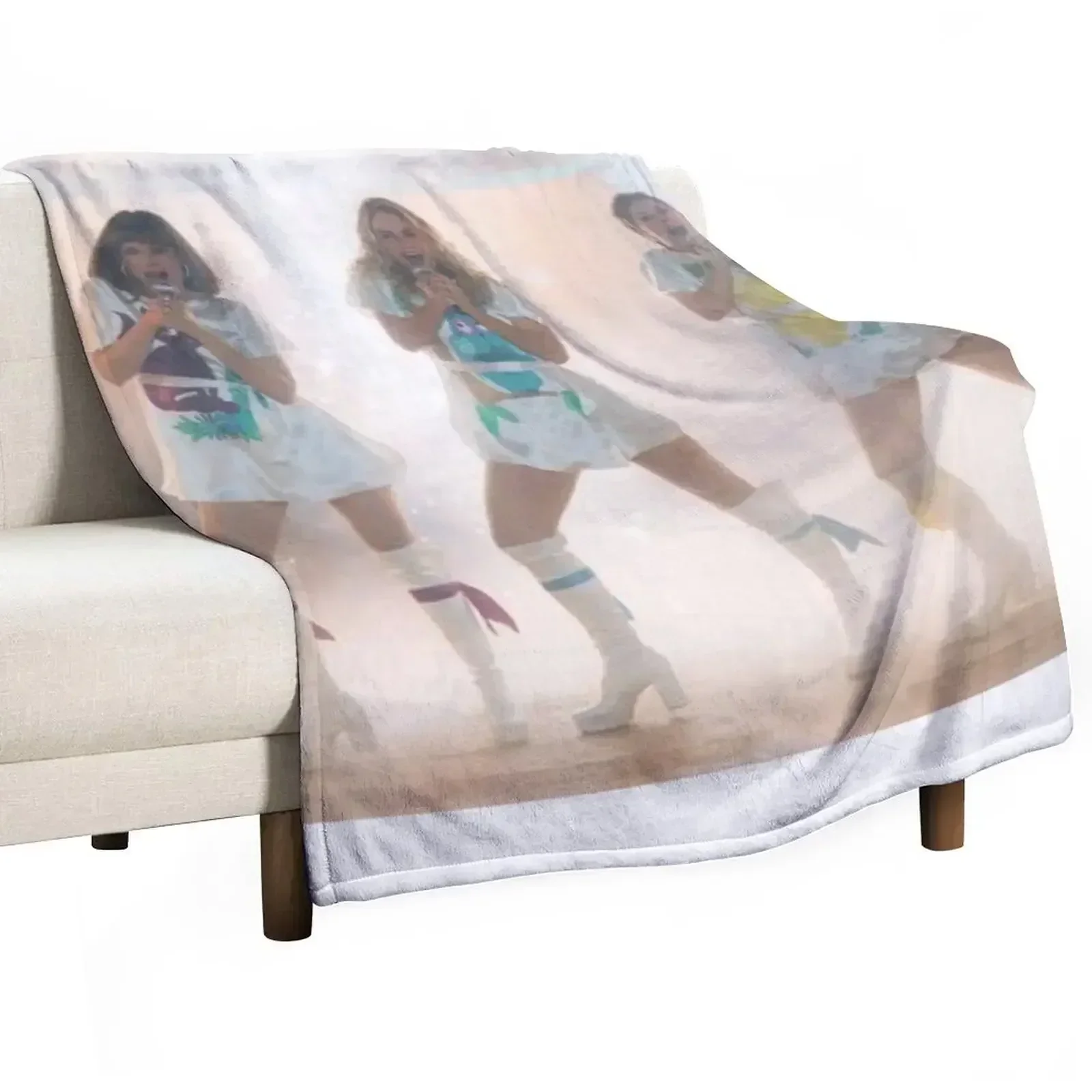 

Donna and the dynamos Throw Blanket Bed linens Extra Large Throw Plaid on the sofa Blankets