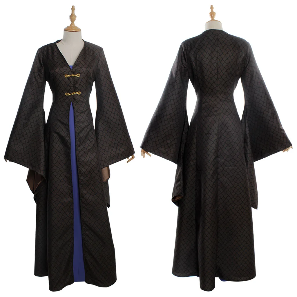 TV Series Sansa Cosplay Stark Costume Women' s Dress Halloween Party Stage Performance Outfit