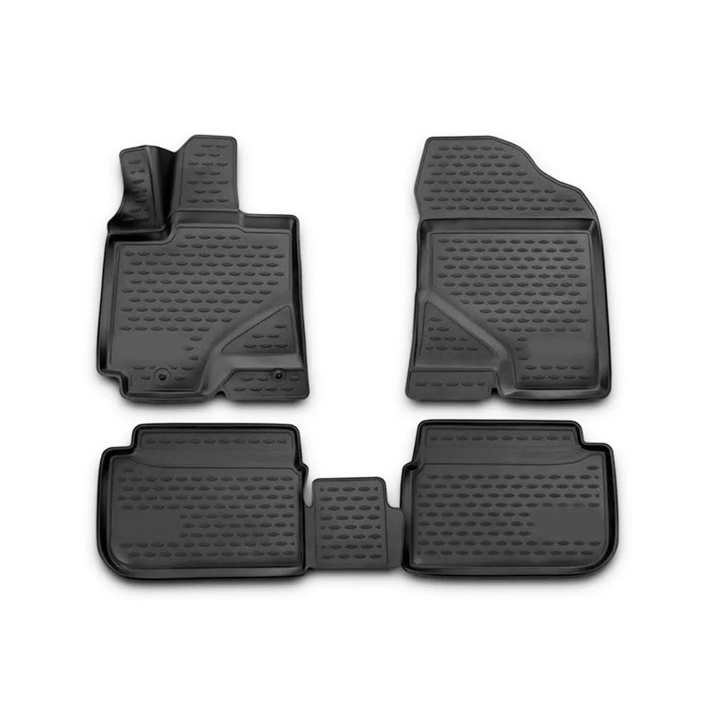 

Floor Mats Liner for Toyota Corolla 2009-2013 Black TPE All-Weather 4 Pcs United States