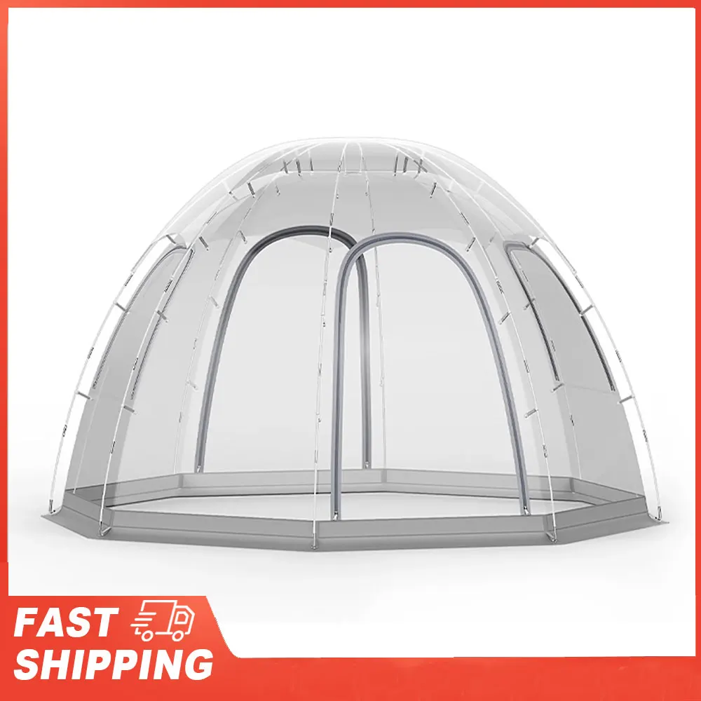 

Mini Greenhouse Outdoor Large Instant Weatherproof Shelter Garden Party Tent 8-10 Person Bubble Tent Dome Gazebo for Party