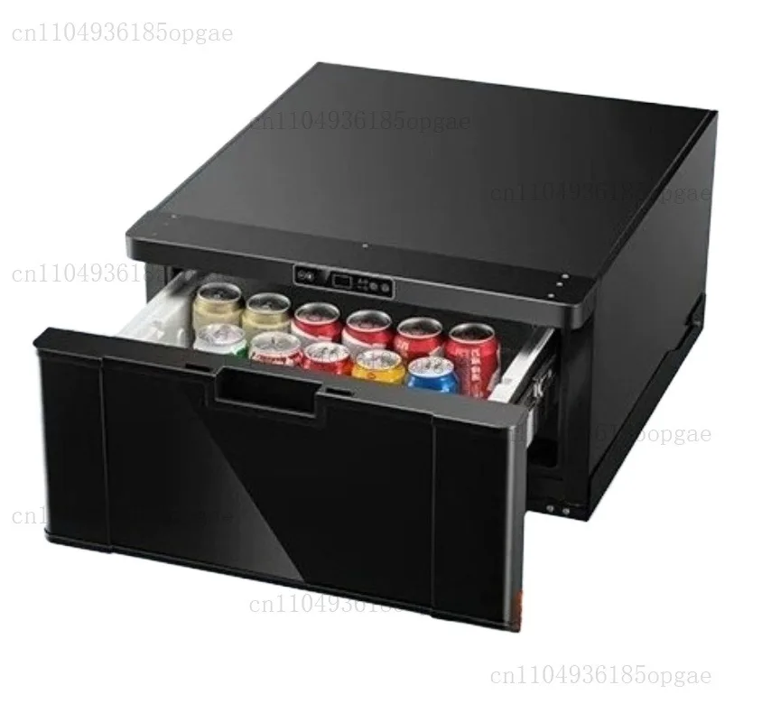 40L drawer type car refrigerator  modified special 12V compressor refrigeration small refrigerator