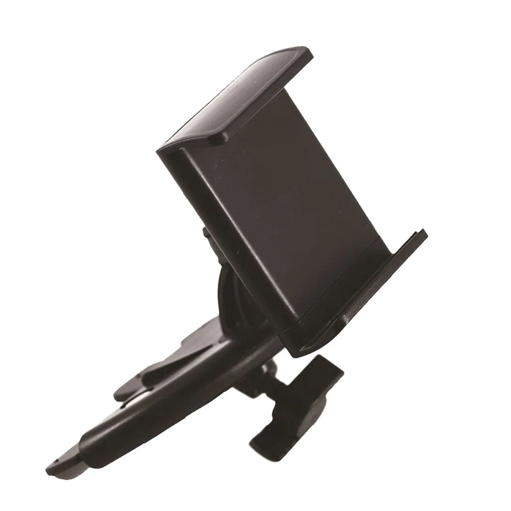 

Universal Car Phone Holder Black Cd Port Mounted 360 Degree Rotation Navigation Support Stable Wing Design for Safe Driving and