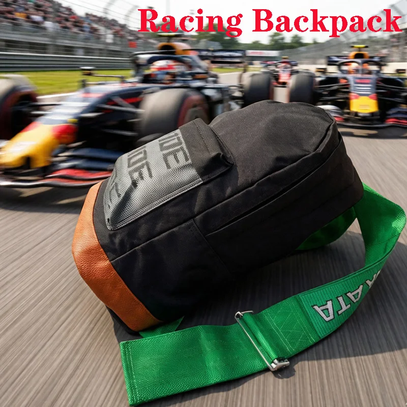 New Style Motorcycle Backpack Universal Women Backpack Outdoor Big Size Backpack Men Laptop Green Backpack Racing Straps