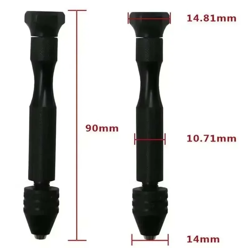 1/11 szt. Mini Wiertarka Ręczna z Zestawem Wierteł 0.3-3.2mm Narzędzia Obrotowe do Modelarstwa, Hobby, DIY, Obróbki Drewna, Rękodzieła — zdjęcie 4