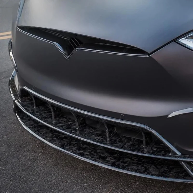 Factory Hot Sale X Style Carbon Fiber Model X Body Kit Forged Front Lip Side Skirts Rear Diffuser Spoiler Wing