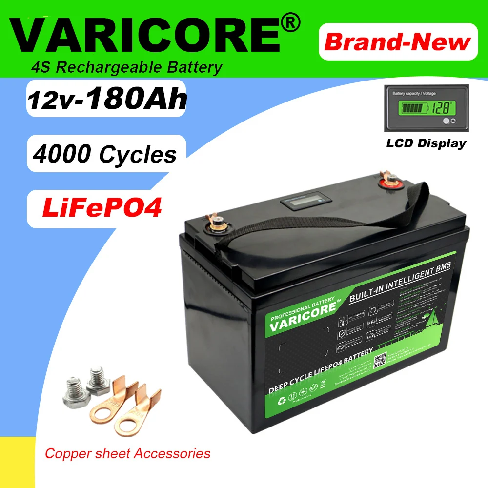 12.8V 180AH Lifepo4…