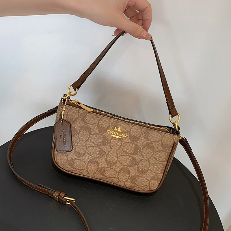 

High-End Women's Underarm Shoulder Bag Classic Vintage Ladies Crossbody Handbag Elegant Designer Leather Messenger Bag For Women