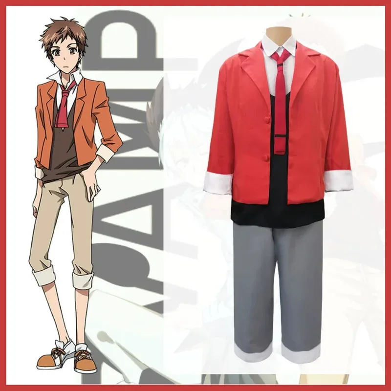 

Anime Servamp Shirota Mahiru Cosplay Costume Long Sleeves Coat Shirt Top Uniform Full Set Adult Man Woman Halloween Suitx;2'a,6.