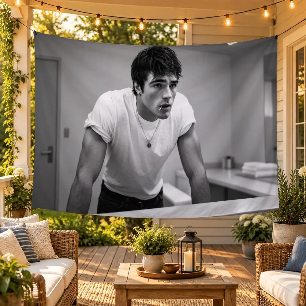 Singer J-Jacob Elordi Flags Wide Fabric Wall Decor for Bedroom Dorm Gaming Room Garage Gift