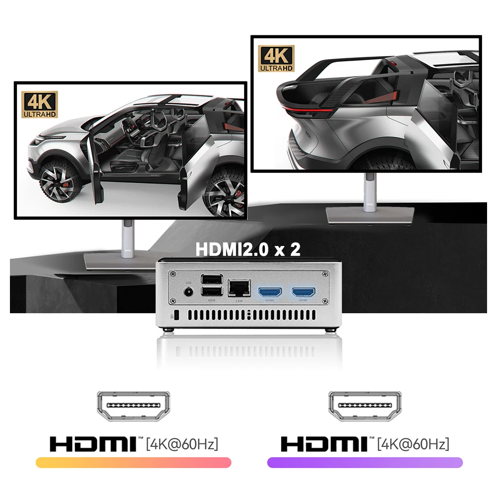 Mini PC economico Ryzen 7 5800H CPU 8 core DDR4 16G 512G NVME SSD WiFi6 4K Display Gaming Mini PC Windows 11 per ufficio casa