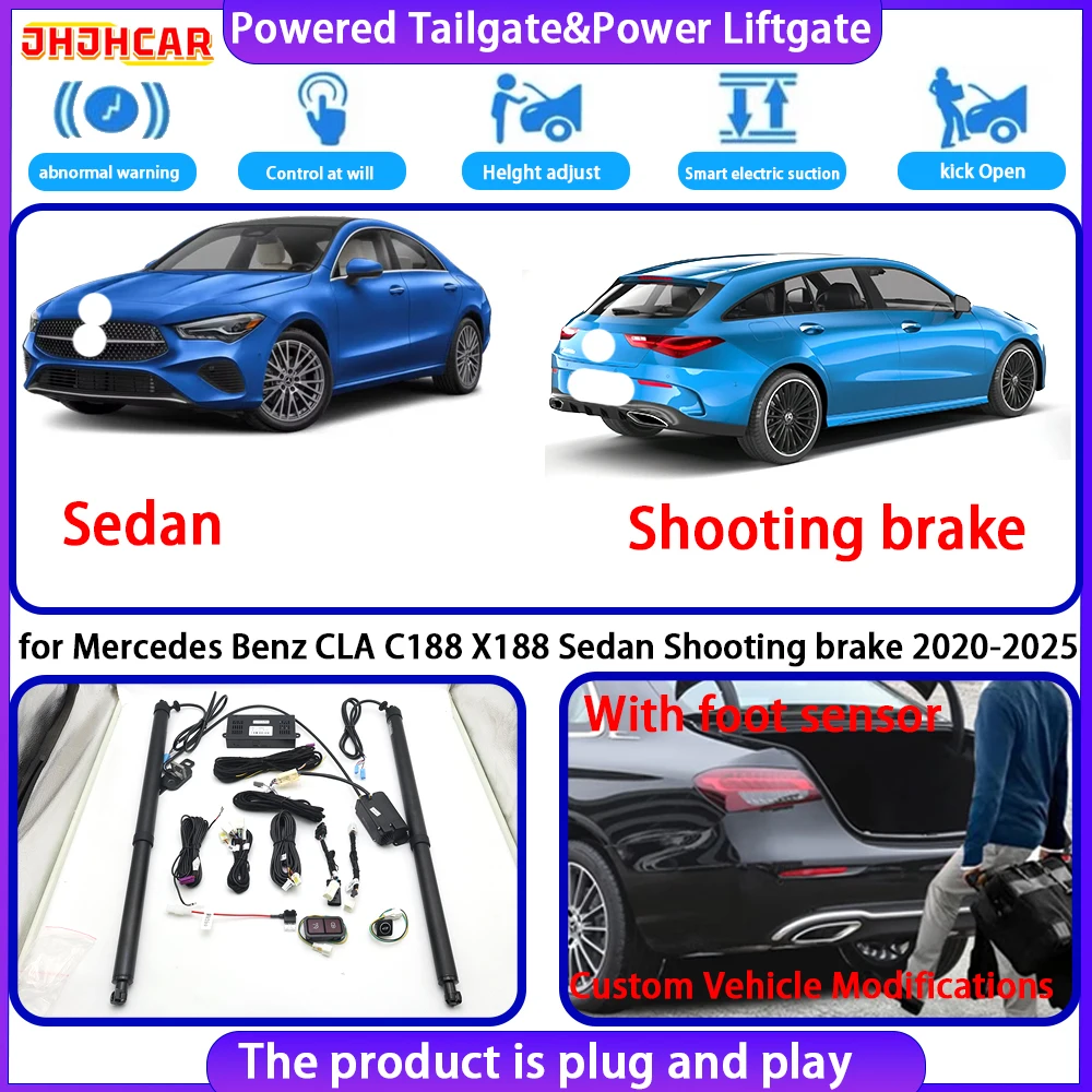 for Mercedes Benz CLA C188 X188 Sedan Shooting brake 2020-2025 Smart Electric Powered Tailgate Power Liftgate Tailgate System