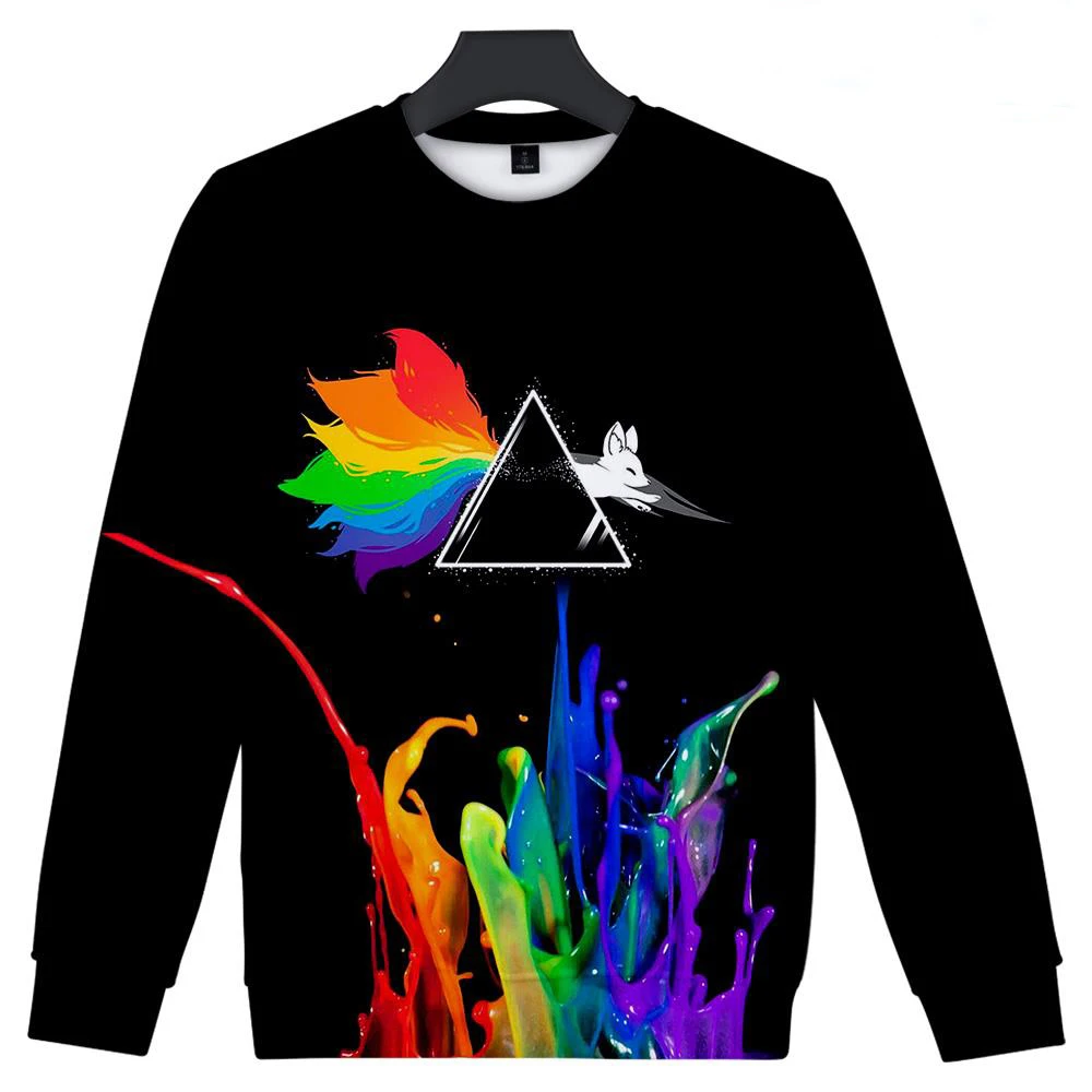 New LGBT Love Hoodie Sweatshirt Round Neck Sweatshirt LGBT 3D Full Print Sleeve Pop Style Fashion Pullover Unisex Sweatshirt Top