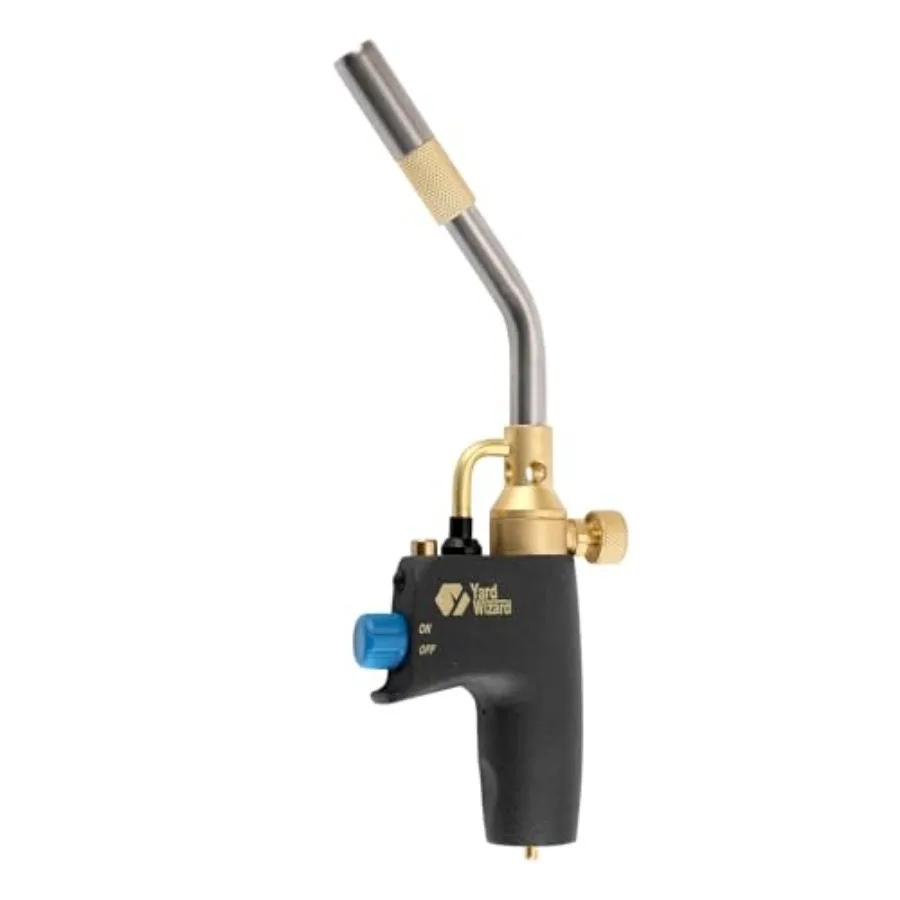 Propane Torch Head Map Gas Torch with Igniter and Flame Adjustable Hand Blow Torch with Fuel by Propane MAPP MAP PRO Gas for Pl