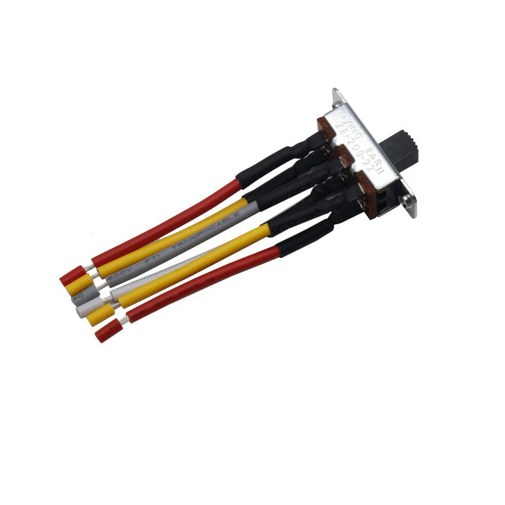 E-209-22 6Pin Toggle Switch with Wire Replaces SL13B for Ceiling Fan 3A 250VAC/6A 125VAC Double Pole Transfer Switch