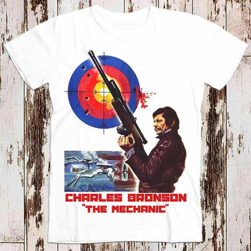 The Mechanic Film Poster Charles Bronson Death Wish Best Seller T Shirt Music Retro Top Tee Gift Cool Unisex