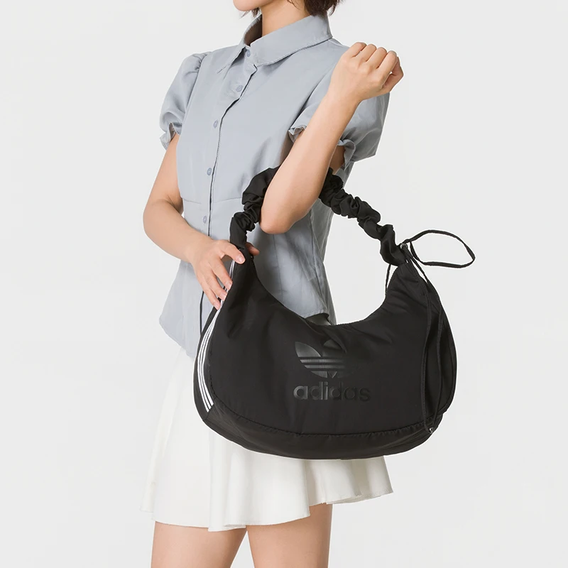 Adidas Shoulder Bag Women's Bag Crossbody Bag Outdoor Leisure Bag Fitness Running Small Bag Jp0145-1