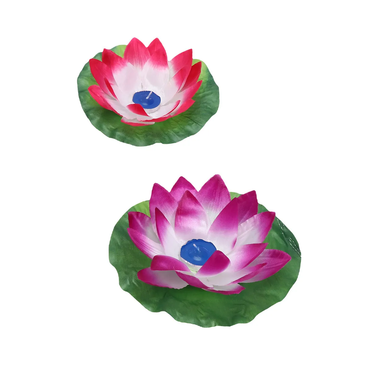 3Pcs Lotus Water Light Lamp Aroma Floating Decoration for Wishes Blessings Photography Home Outdoor Event Vivid Nonfading